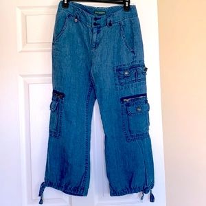 Lauren jean co like new, 💯% linen, well constructed, designed cargo. Excellent!